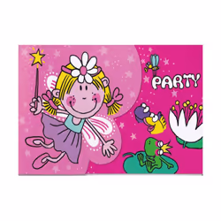 Amscan Funky Fairy Invitations (Pack of 6)