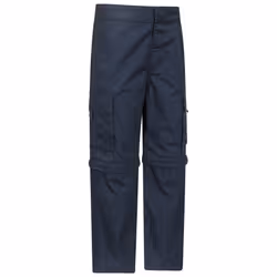 Mountain Warehouse Childrens/Kids Convertible Active Trousers - 7-8 Years, Navy