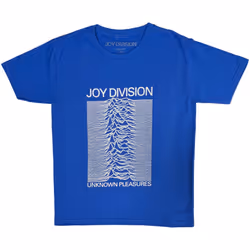 Joy Division Childrens/Kids Unknown Pleasures Cotton T-Shirt - 11-12 Years, Blue