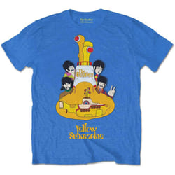 The Beatles Childrens/Kids Yellow Submarine Cotton T-Shirt - 11-12 Years, Blue