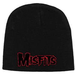 Misfits Unisex Adult Red Logo Beanie