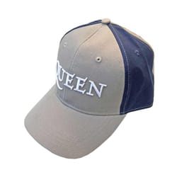 Queen Unisex Adult Two Tone Logo Baseball Cap - One Size, Grey/Navy Blue