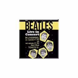 The Beatles Live In Concert Fridge Magnet