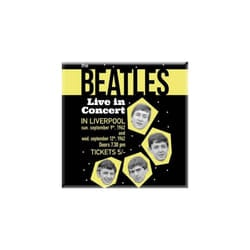 The Beatles Live In Concert Fridge Magnet