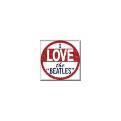 The Beatles I Love Fridge Magnet