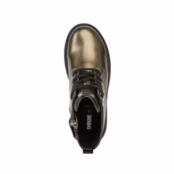 Geox Girls Casey Ankle Boots - 2.5 UK, Lead/Black