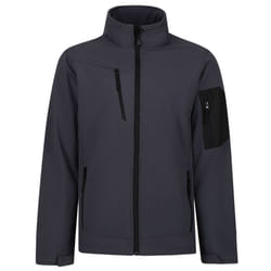 Regatta Mens Arcola Soft Shell Jacket - 3XL, Seal Grey/Black