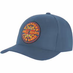 The Beatles Unisex Adult Sgt Pepper Baseball Cap - One Size, Denim Blue
