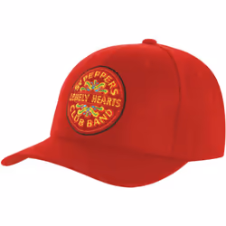 The Beatles Unisex Adult Sgt Pepper Baseball Cap - One Size, Red