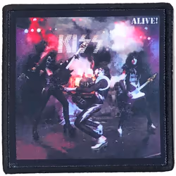 Kiss Alive! Standard Iron On Patch