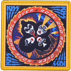 Kiss Rock And Roll Over Standard Iron On Patch