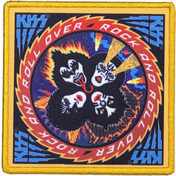 Kiss Rock And Roll Over Standard Iron On Patch