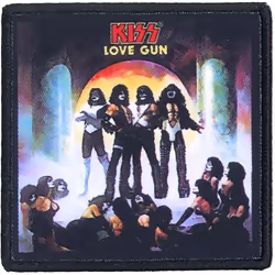 Kiss Love Gun Standard Iron On Patch