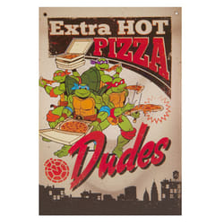 Teenage Mutant Ninja Turtles Pizza Dudes Fabric Wall Banner