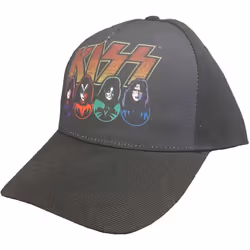 Kiss Unisex Adult Logo, Faces & Icons Baseball Cap