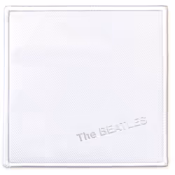 The Beatles White Album Standard Iron On Patch