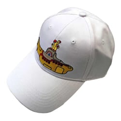 The Beatles Unisex Adult Submarine Baseball Cap - One Size, White/Yellow