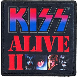 Kiss Alive II Standard Iron On Patch