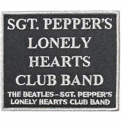 The Beatles Sgt Pepper's Patch - One Size, Black/White