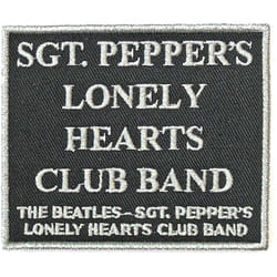 The Beatles Sgt Pepper's Patch - One Size, Black/White