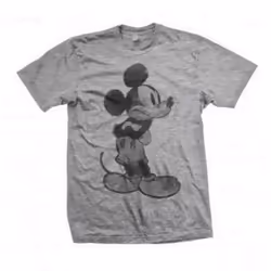 Disney Unisex Adult Mickey Mouse Sketch T-Shirt - XL, Grey