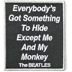 The Beatles Everybody's Got Something To Hide Except Me And My Monkey Woven Patch