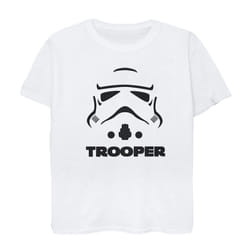 Star Wars Boys Stormtrooper Cotton T-Shirt - 7-8 Years, White