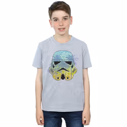 Star Wars Boys Command Stormtrooper Hawaiian T-Shirt - 9-11 Years, Sports Grey