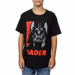 Star Wars Boys Darth Vader Poster Cotton T-Shirt - 5-6 Years, Black