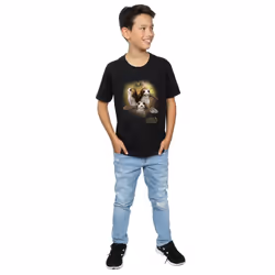 Star Wars: The Last Jedi Boys Porg Brushed Cotton T-Shirt - 9-11 Years, Black