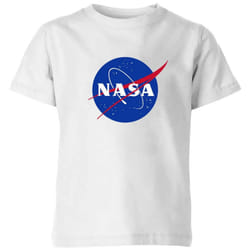 NASA Boys Insignia Logo Cotton T-Shirt - 12-13 Years, White