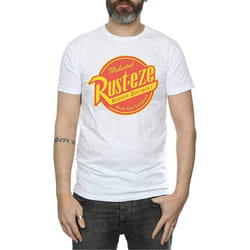 Cars Mens Rust-Eze Logo Cotton T-Shirt - XXL, White