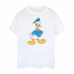 Disney Boys Classic Donald Duck Cotton T-Shirt - 5-6 Years, White