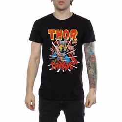 Thor Mens Thwak T-Shirt - XL, Black