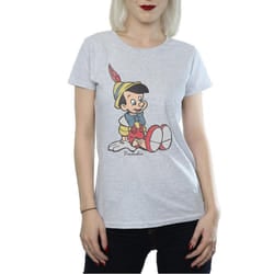 Pinocchio Womens/Ladies Classic Heather T-Shirt - XXL, Heather Grey