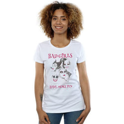 Disney Womens/Ladies Bad Girls Have More Fun Cotton T-Shirt - XL, White