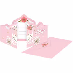 Amscan Princess For A Day Birthday Invitations (Pack of 8)