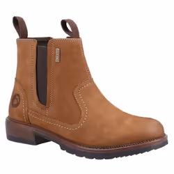 Cotswold Womens/Ladies Laverton Slip On Leather Ankle Boot - 7 UK, Tan