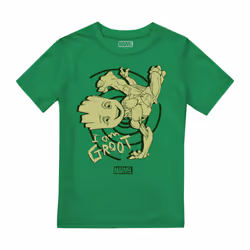 Marvel Comics Childrens/Kids Baby Groot Handstand T-Shirt - 3-4 Years, Irish Green