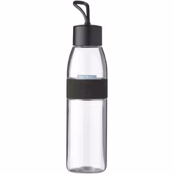Mepal Ellipse 500ml Water Bottle - One Size, Clear/Charcoal