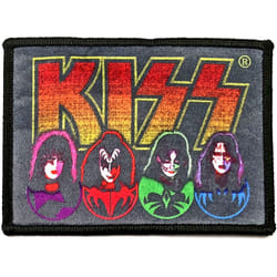 Kiss Logo, Faces & Icons Iron On Patch