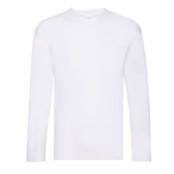 Fruit of the Loom Mens Original Long-Sleeved T-Shirt - M, White