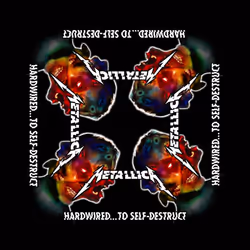 Metallica Unisex Adult Hardwired To Self Destruct Bandana