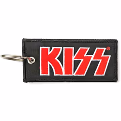 Kiss Double Sided Patch Logo Keyring