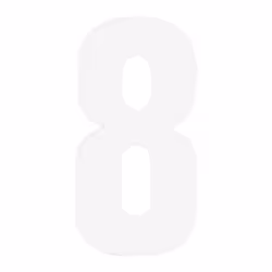 Securit 8 Bin Number (Pack of 2)