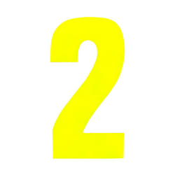 Securit No 2 Hi-Vis Bin Number