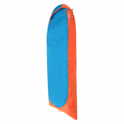 Mountain Warehouse Microlite 500 Mid Season Square Right Zip Sleeping Bag - 200cm, Orange/Blue