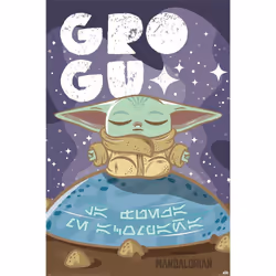 Star Wars: The Mandalorian Grogu Cuteness Poster