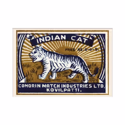 Pyramid International Indian Cat Paper Mounted Print