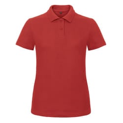 B&C Womens/Ladies ID.001 PiquÃ© Polo Shirt - XS, Red